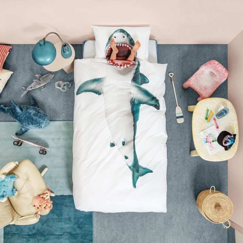 Shark themed bedding