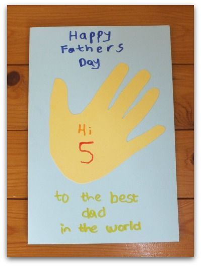 Hi 5 Father's Day Card