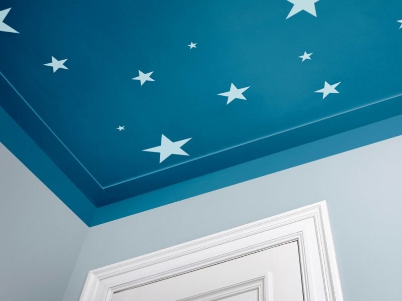 Stars painted ceiling