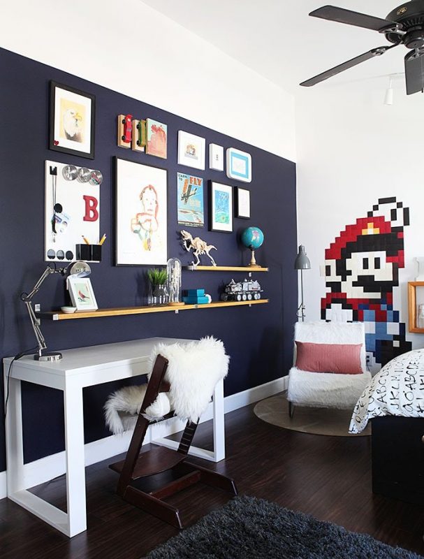 Super Mario themed room