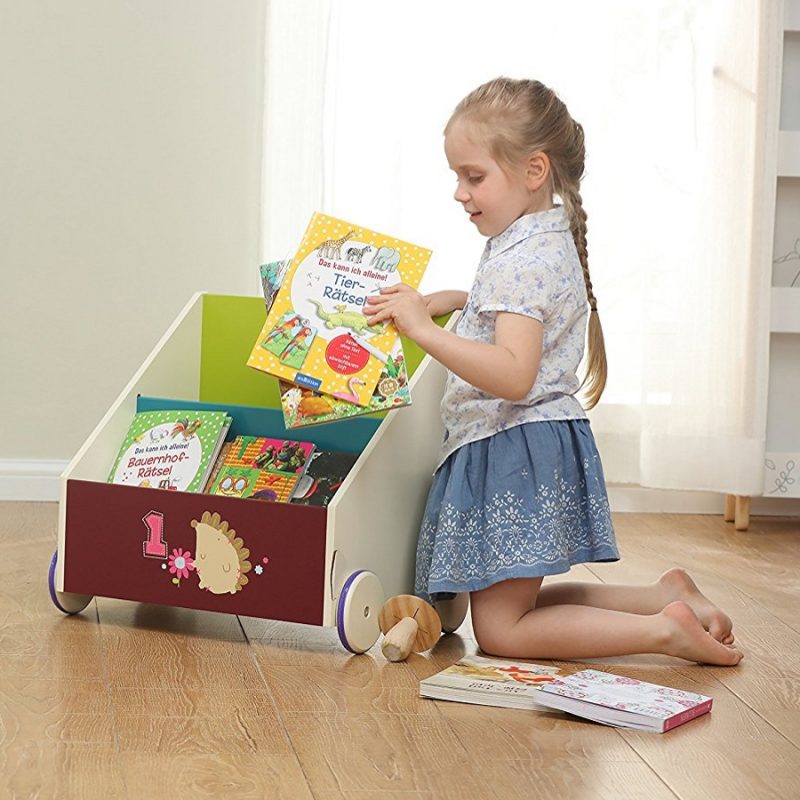 Hedgehog theme mobile bookcase