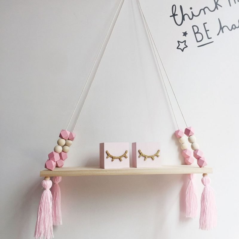 Rope swing shelf