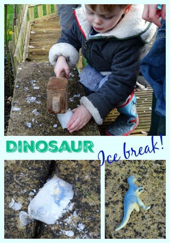 Dinosaur ice break game