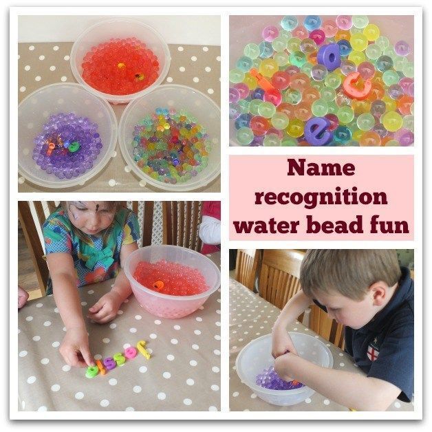 Water beads name recognition