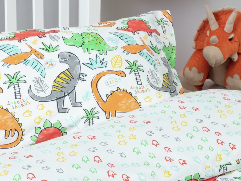 Cute dinosaur bedding set