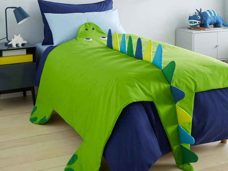 3d dinosaur bedspread