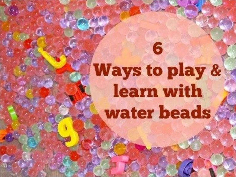 6 ways to play & learn with water beads