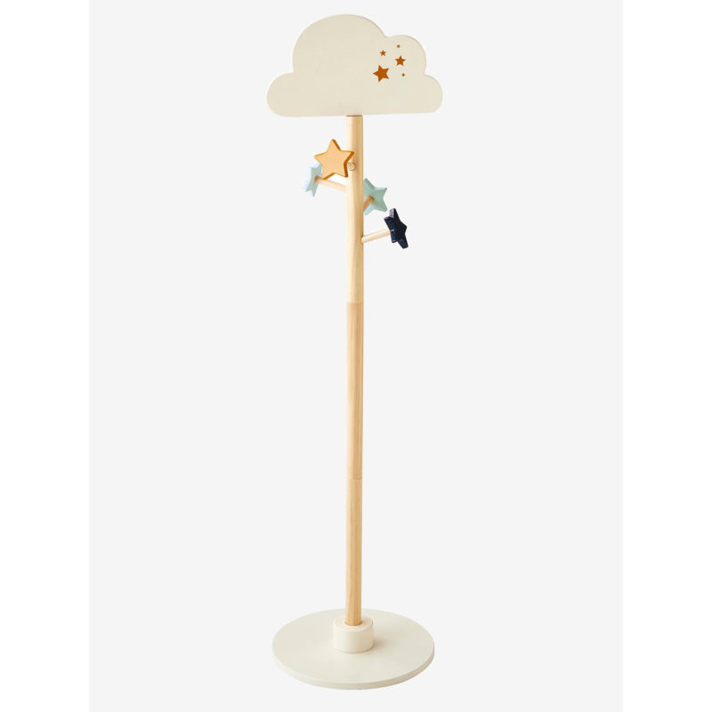 Kid's coat stand with cloud top