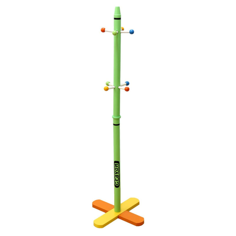 Crayon-style coat stand