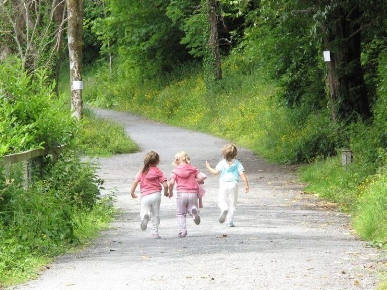 Kids playing outside