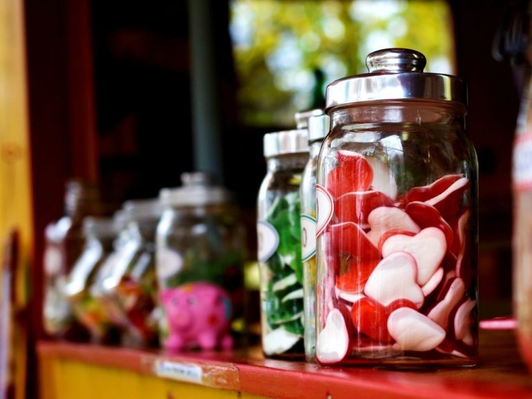 Jars of sweets