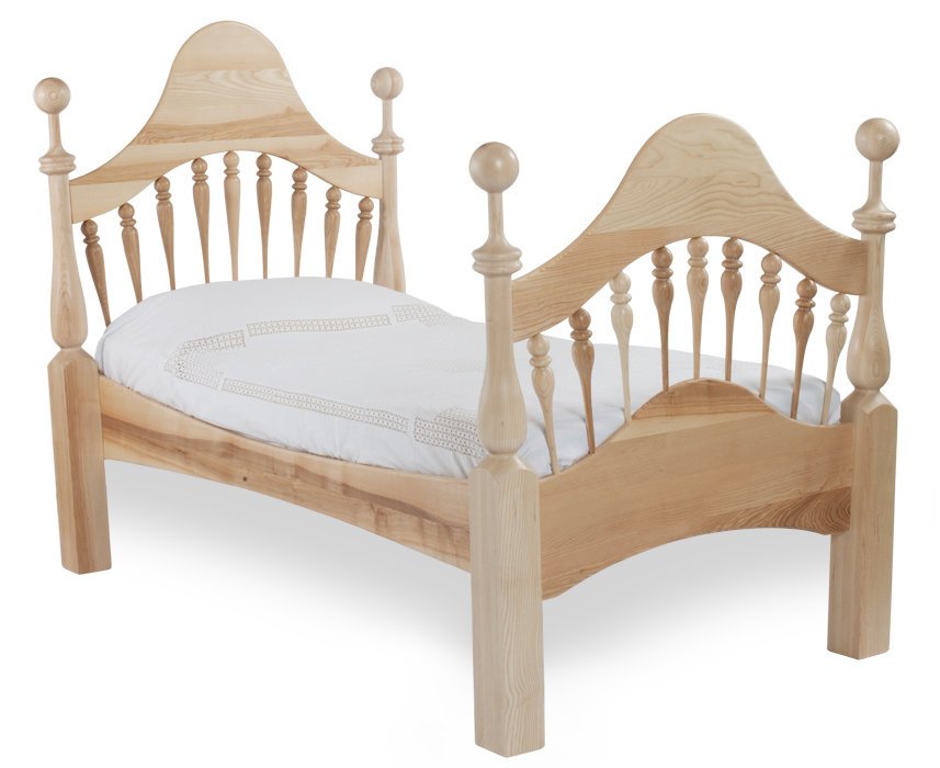 Child's wooden bed