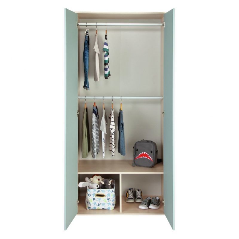 Camden 2 door wardrobe interior