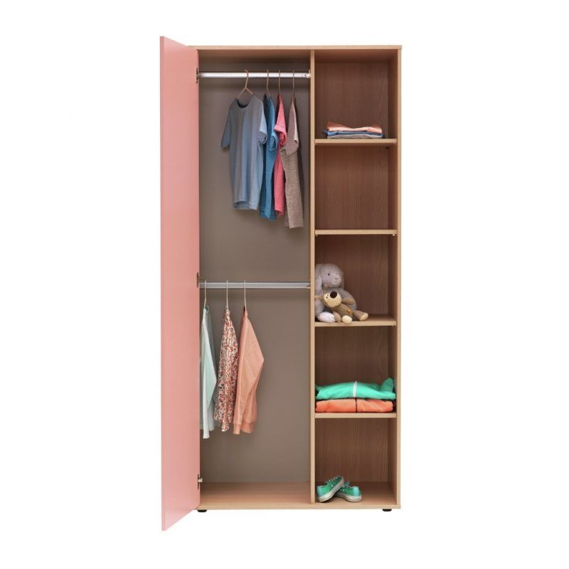 Camden single wardrobe interior