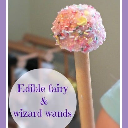 Edible wand