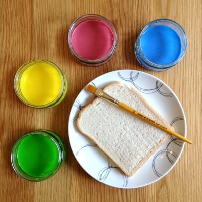 What you need to make rainbow toast