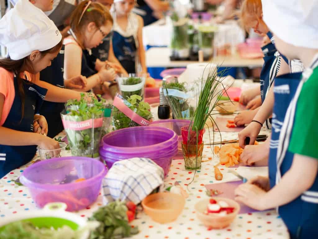 Kid's cooking class