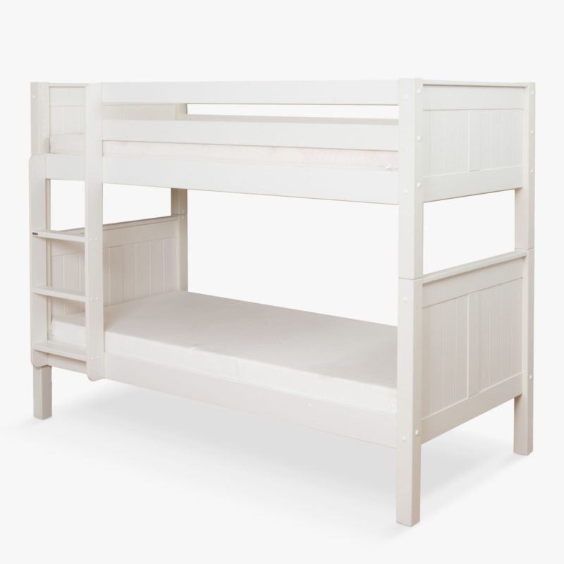 Child's white painted bunk bed