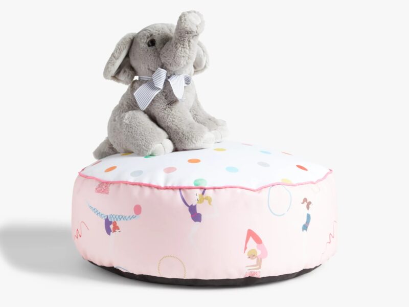 Circus themed pouffe