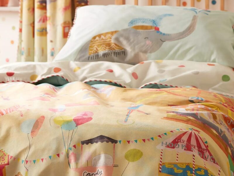 Circus themed duvet set