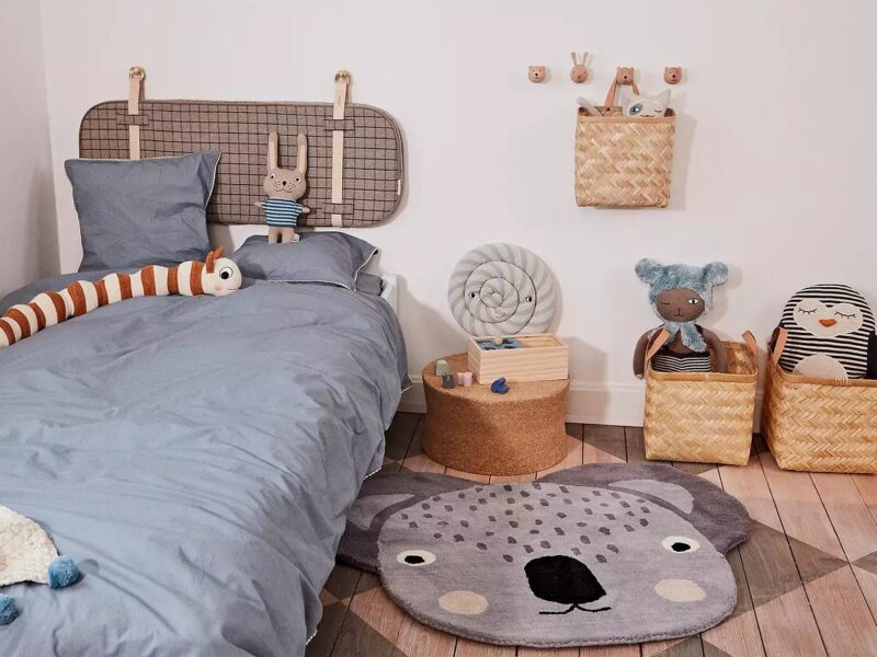 Koala bear themed children's rug