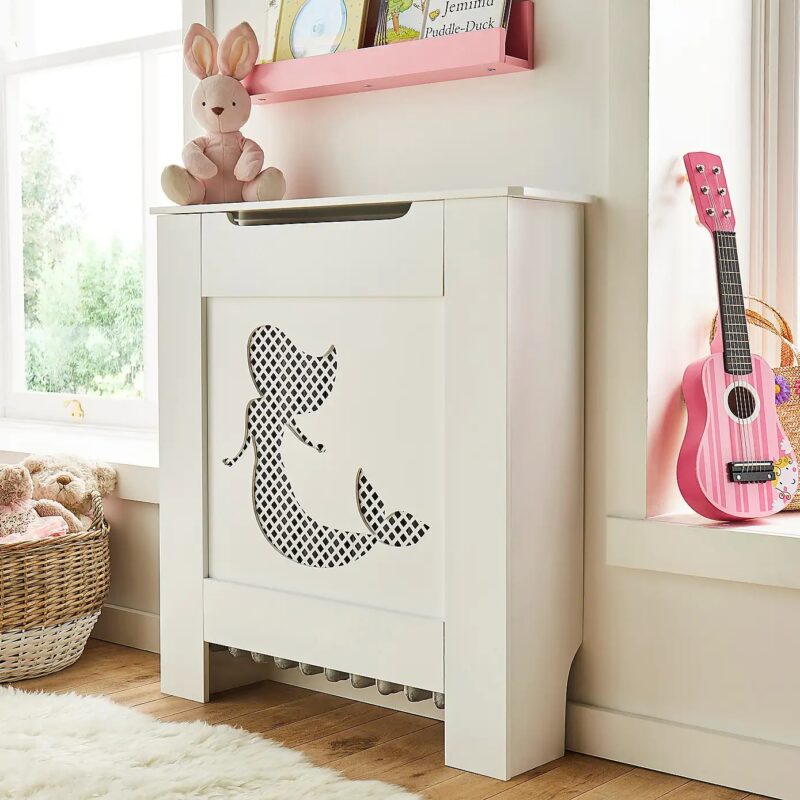 Mermaid themed radiator cover