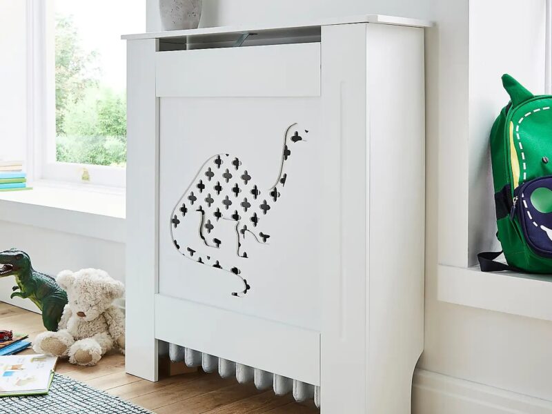 Dinosaur theme radiator cover