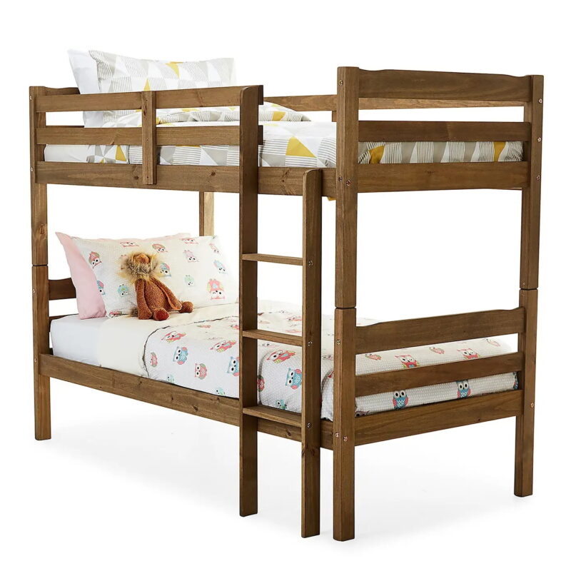 Natural pine bunk bed