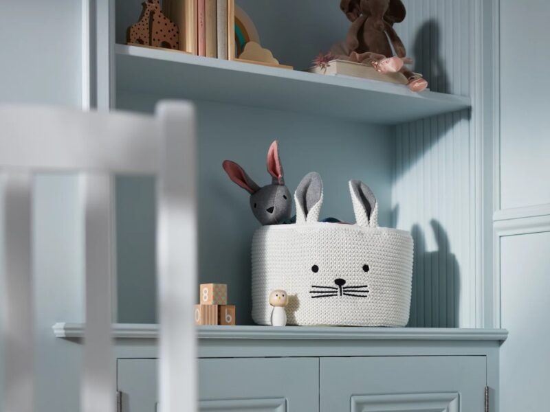 Bunny storage basket