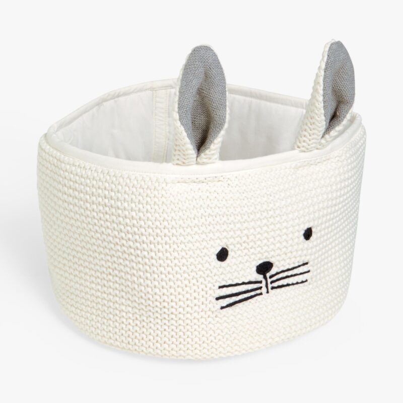 Bunny themed storage basket