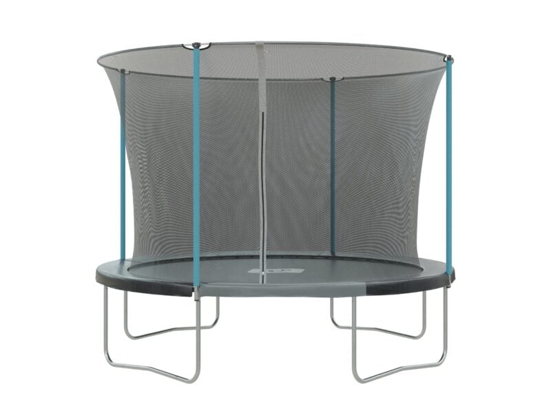 Round trampoline with safety net