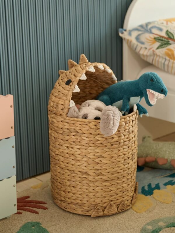 Dinosaur themed storage basket