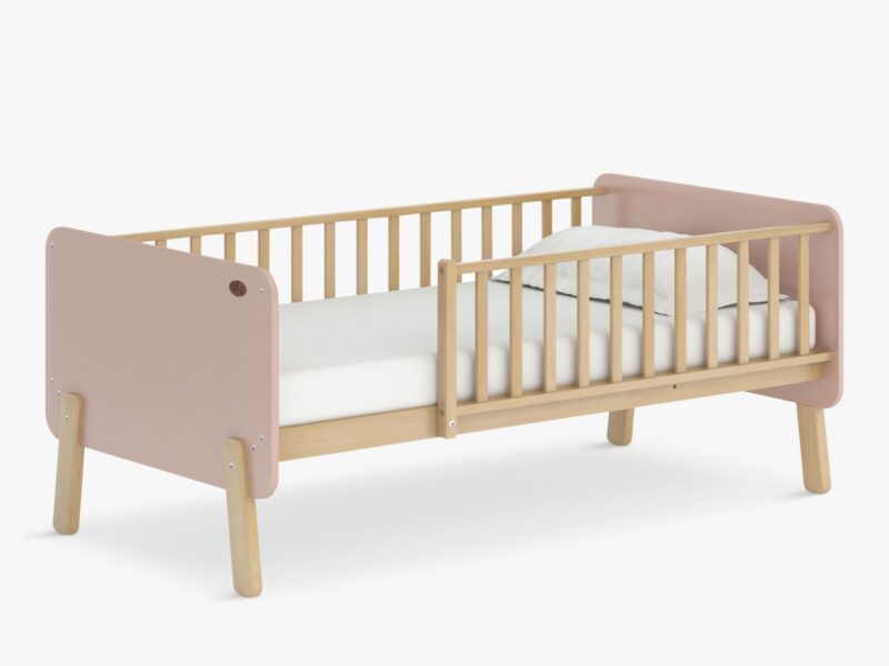 Oak/cherry toddler bed