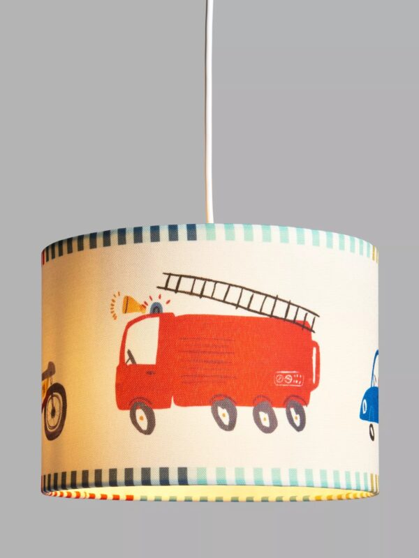 Fire engine theme light shade